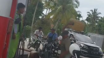 Viral Video Bapak-Bapak Ngamuk di SPBU Gegara Tak Diizinkan Beli BBM Subsidi dengan Jeriken