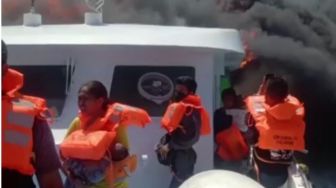 Korban Meninggal Kebakaran Kapal Cantika Express Bertambah Jadi 20 Orang