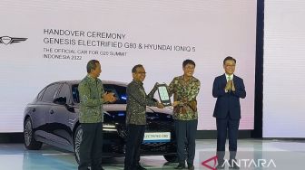 Hyundai Gelar Handover Ceremony untuk Kendaraan KTT G20 Bali, Serahkan Genesis G80 dan IONIQ 5 Sejumlah 393 Unit