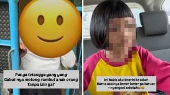 Emak-emak Semprot Tetangga gegara Rambut Anak Dipotong Tanpa Izin, Publik Singgung Etika