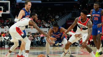 Hasil NBA: Menang Saat Menjamu Pistons, Wizards Perpanjang Rekor Sempurna