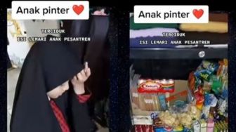 Mirip Toko Kelontong, Lemari Santri Ini Berisi Jajanan Bikin Publik Salut Pada Orangtuanya