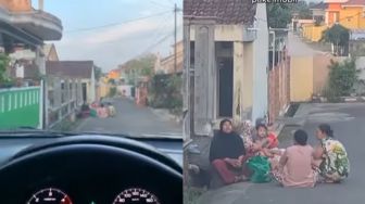 Jemput Pacar ke Rumah, Pria Ini Ngeri Lihat Ibu-ibu yang Sedang Bergosip