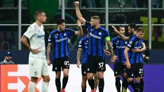 Menang 4-0, Inter Milan Lolos ke-16 Besar sementara Barcelona Nyemplung ke Piala UEFA