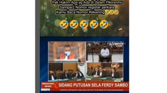 Gagal Fokus, Hakim Sidang Ferdy Sambo Baca Nomor Register Sidang Jadi Nomor Rekening