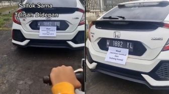 Istri Sedang Hamil, Cara Pria Ini Beri Tanda ke Pengendara Lain Bikin Warganet Salfok