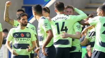 Hasil Liga Inggris: Susah Payah Tundukkan Leicester Tanpa Haaland, Manchester City Gusur Arsenal dari Puncak Klasemen