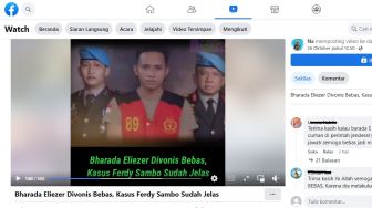 CEK FAKTA: Beredar Kabar Kasus Ferdy Sambo 'Clear', Bharada E Divonis Bebas, Benarkah?