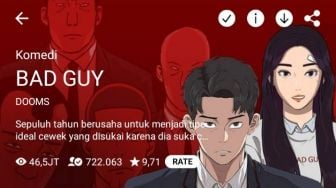 Webtoon Komedi Bad Guy, Perjalanan Anak Baik yang Menjadi Ketua Gangster