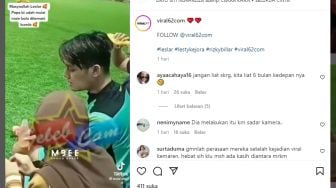 Rizky Billar Main Bola Ditemani Lesti Kejora, Warganet: Dia Melakukan Itu Karena Sadar Kamera