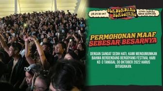 Festival Berdendang Bergoyang Dihentikan Polisi, Menparekraf Sandiaga Uno: EO Tidak Patuh Taruhannya Nyawa!