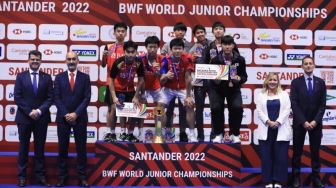 China Mendominasi Podium Kejuaraan Dunia Junior 2022