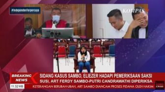 Senyum Geli Bharada E Dengar Susi PRT Ferdy Sambo Ngaku Tidak Tahu Kuat Ma'ruf