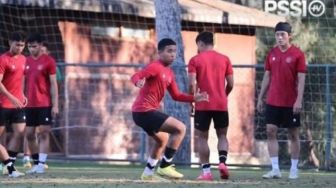 Momen Dua Anak Shin Tae-yong Ikut Latihan Bareng Timnas Indonesia U-19 di Turki