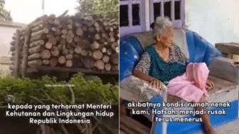 Surat Terbuka Gadis Ini untuk Pejabat Minta Tanggung Jawab Rumah Neneknya Rusak Diduga Gegara Truk Angkut Kayu