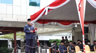 Pj Bupati Muba Pimpin Upacara Peringatan Hari Sumpah Pemuda Ke-94