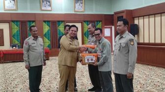 Antisipasi Bencana Hidrometeorologi Pemprov Kalsel Gelar Rakor