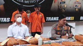 Tergiur Iming-iming Upah Rp3 Juta, Tiga Kurir Ganja Jaringan Sumatera-Jawa Ditangkap Polisi