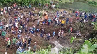Bencana Longsor di Malang, BPBD Catat Satu Orang Hilang Tertimbun