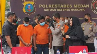 Gagalkan Peredaran 42 Kg Sabu, Polisi Tangkap 'Kaki Tangan' Bos Narkoba Malaysia di Medan