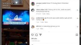 Video Detik-detik TV Analog Dimatikan, Publik: Udah 3 Tahun Gak Nonton TV