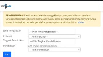 Cara Cek Lowongan PPPK 2022 di data-sscasn.bkn.go.id, Berapa Formasi Nakes dan Guru di Daerahmu?