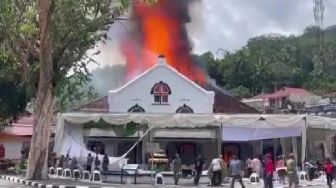 Kronologi Gedung Kebudayaan Sawahlunto Terbakar Saat Festival Duren