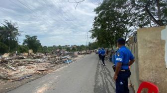 60 Bangunan Tergusur Pelebaran Jalan Simpang Orchid Batam