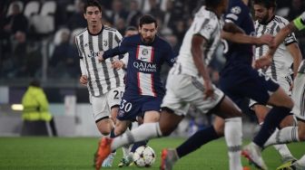 Hasil Champions League: Juventus vs PSG 1-2, Maccabi Haifa vs Benfica 1-6