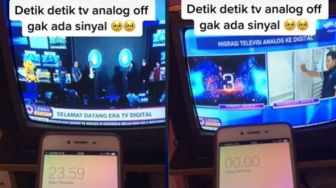 Abadikan Momen Detik-Detik Migrasi Televisi Analog ke Digital, Warga: Yah Benaran