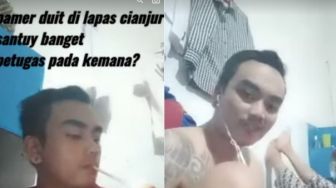 Viral Video Narapidana Pamer Uang, Ini Kata Lapas Cianjur