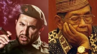 Kocak! Momen Fidel Castro Dikira Pria Biasa Berseragam Hansip, Dihalangi Paspampres Buat Ketemu Gus Dur