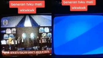 Ikuti Hitung Mundur Siaran TV Analog Dimatikan, Warganet: Beneran TV Aku Mati Total