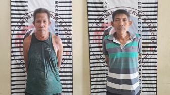 Sudah Tua, Dua Pria Paruh Baya di Menggala Ini Jadi Bandar Sabu