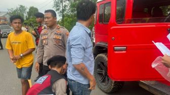 Sering Peras Sopir Truk, Pria Asal OKI Ini Diciduk Polisi Bawa Sajam