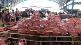 Penampakan Tumpukan Ribuan Berkas Pelamar Kerja di Job Fair Batam 2022