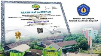 Politeknik Negeri Lampung Raih Akreditas ‘Baik Sekali’ dari BAN-PT