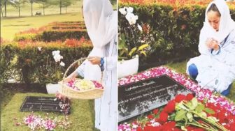 Bunga Citra Lestari Kunjungi Makam Suami: Happy Anniversary