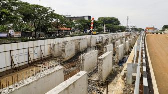 Melihat Progres Pembangunan Underpass Dewi Sartika Depok, Sudah 70 Persen