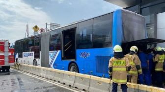 Pesan Pj Gubernur DKI Heru Budi untuk Dirut Baru TransJakarta: Kurangi Angka Kecelakaan!