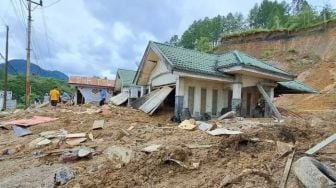 Longsor Timbun Empat Rumah di Aceh Tengah