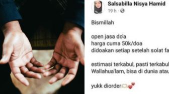 Buka Jasa Doa Perempuan Ini Bikin Geger Medsos, Alasan Yakinkan Customer Doanya Terkabul Jadi Sorotan