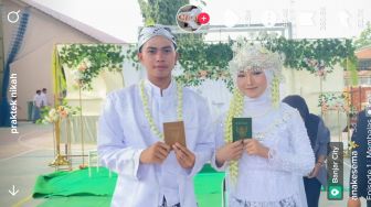 Viral Ujian Praktik Nikah di SMA Ini Bikin Warganet Baper, Dibuat Bak Pesta Sungguhan