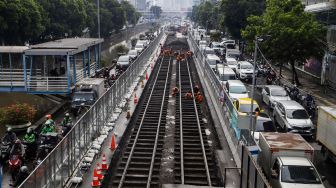 Rel Trem Jaman Belanda Kembali Ditemukan di Proyek MRT Glodok