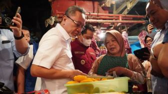 Sidak Pasar Tanjungsari Sumedang, Mendag: Harga Beras Rp 9.400, Bayarnya Bisa Pakai QRIS