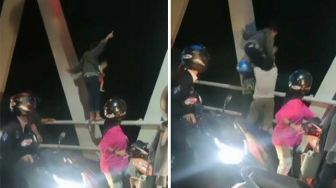 Penyelamat Ibu Gendong Anak Hendak Melakukan Bunuh Diri di Jembatan Pawan 1 Ketapang Mendapat Penghargaan