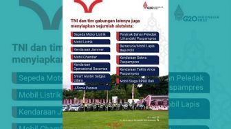 18 Ribu Pasukan Gabungan Dikerahkan ke Bali Kawal KTT G20, Ini Daftarnya