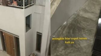 Cewek Ini Pamer Rumah Temannya yang Aneh, Warganet: Tukangnya Lawak Semua