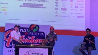 Pesta Wirausaha Palembang, Presiden TDA: Resesi Dihadapi Dengan Kolaborasi