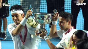 Bravo! Raffi Ahmad Berhasil Kalahkan Desta di Tiba-Tiba Tenis